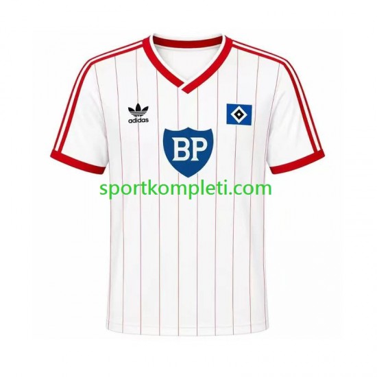 Hamburger SV Retro Muškarci Domaći Nogometni Dres 1984 Kratki Rukavi