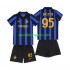 Inter Milan Djeca Domaći Nogometni Dres Alessandro Bastoni 95 2026-2027 Kratki Rukavi