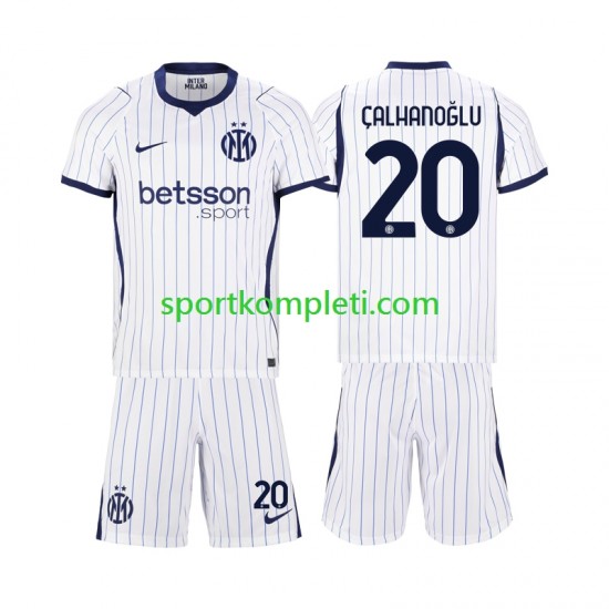 Inter Milan Djeca Gostujući Nogometni Dres Hakan Calhanoglu 20 2026-2027 Kratki Rukavi