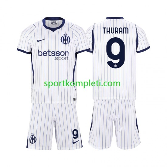 Inter Milan Djeca Gostujući Nogometni Dres Marcus Thuram 9 2026-2027 Kratki Rukavi