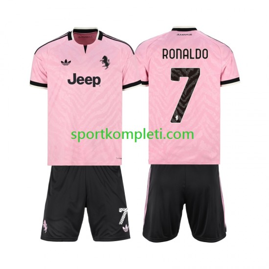 Juventus Djeca Gostujući Nogometni Dres Cristiano Ronaldo 7 2026-2027 Kratki Rukavi