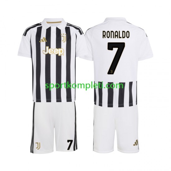 Juventus Djeca Domaći Nogometni Dres Cristiano Ronaldo 7 2026-2027 Kratki Rukavi