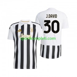 Juventus Muškarci Domaći Nogometni Dres Jonathan David 30 2026-2027 Kratki Rukavi