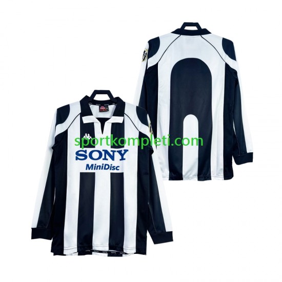 Juventus Retro Muškarci Domaći Nogometni Dres 1997 1998 Dugi Rukavi