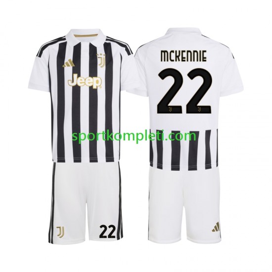 Juventus Djeca Domaći Nogometni Dres Weston McKennie 22 2026-2027 Kratki Rukavi