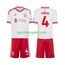 Liverpool Djeca Gostujući Nogometni Dres Virgil van Dijk 4 2026-2027 Kratki Rukavi