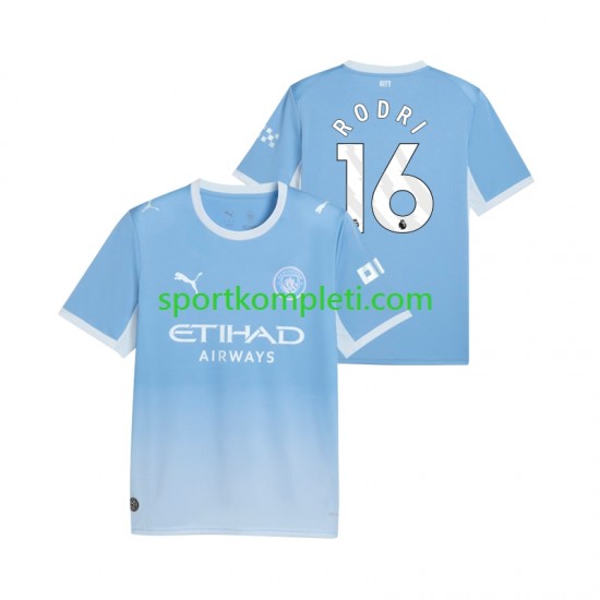 Manchester City Muškarci Domaći Nogometni Dres Rodri 16 2026-2027 Kratki Rukavi
