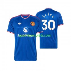 Manchester United Muškarci Gostujući Nogometni Dres Benjamin Sesko 30 2026-2027 Kratki Rukavi