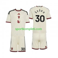 Manchester United Djeca Treći Nogometni Dres Benjamin Sesko 30 2026-2027 Kratki Rukavi