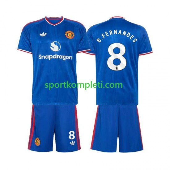 Manchester United Djeca Gostujući Nogometni Dres Bruno Fernandes 8 2026-2027 Kratki Rukavi