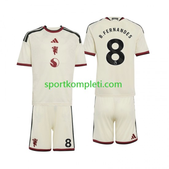 Manchester United Djeca Treći Nogometni Dres Bruno Fernandes 8 2026-2027 Kratki Rukavi