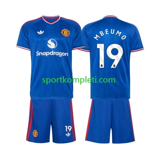 Manchester United Djeca Gostujući Nogometni Dres Bryan Mbeumo 19 2026-2027 Kratki Rukavi