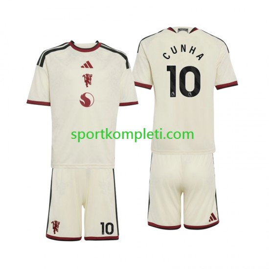 Manchester United Djeca Treći Nogometni Dres Matheus Cunha 10 2026-2027 Kratki Rukavi