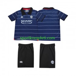 Manchester United Retro Djeca Gostujući Nogometni Dres 1999 2000 Kratki Rukavi