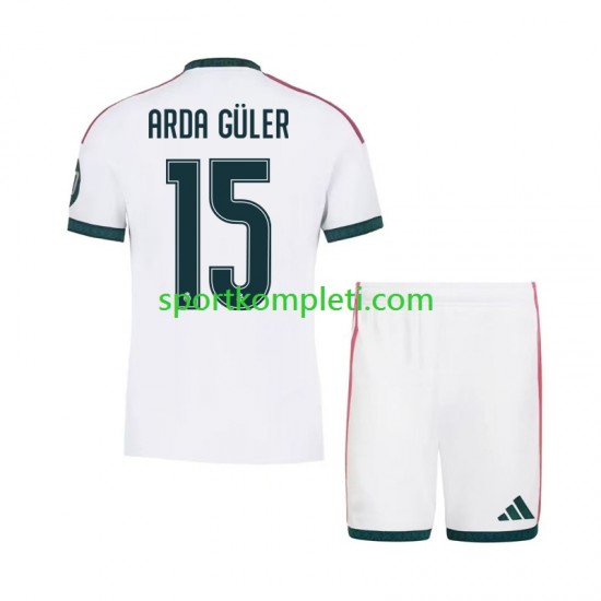 Real Madrid Djeca Domaći Nogometni Dres Arda Guler 15 2026-2027 Kratki Rukavi
