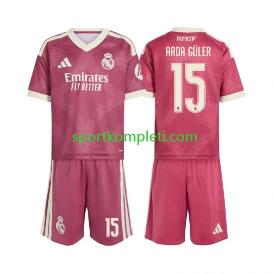 Real Madrid Djeca Treći Nogometni Dres Arda Guler 15 2026-2027 Kratki Rukavi
