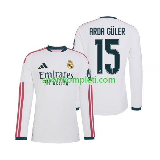 Real Madrid Muškarci Domaći Nogometni Dres Arda Guler 15 2026-2027 Dugi Rukavi