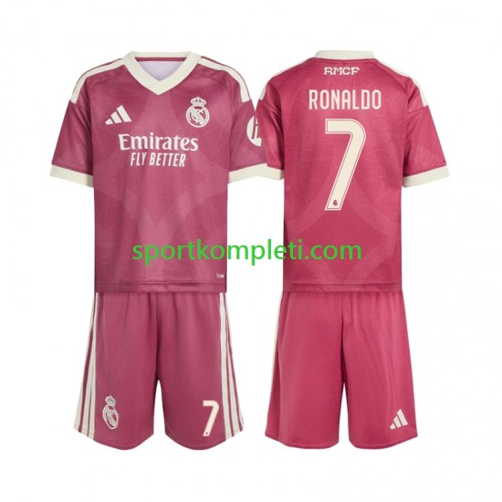 Real Madrid Djeca Treći Nogometni Dres Cristiano Ronaldo 7 2026-2027 Kratki Rukavi