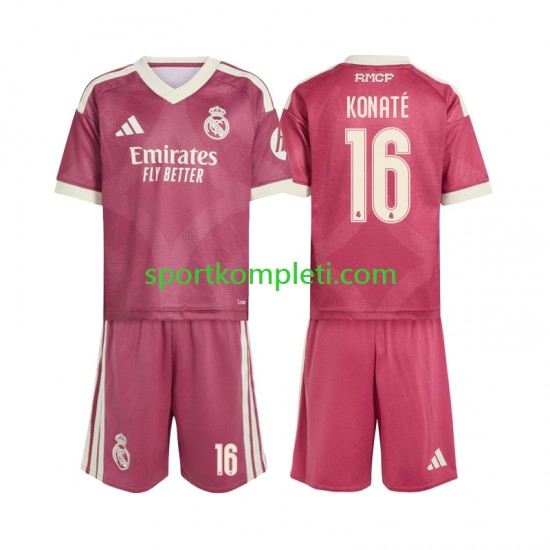 Real Madrid Djeca Treći Nogometni Dres Ibrahima Konate 16 2026-2027 Kratki Rukavi
