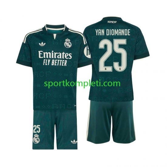 Real Madrid Djeca Gostujući Nogometni Dres Yan Diomande 25 2026-2027 Kratki Rukavi