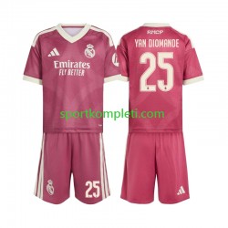 Real Madrid Djeca Treći Nogometni Dres Yan Diomande 25 2026-2027 Kratki Rukavi