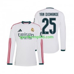 Real Madrid Muškarci Domaći Nogometni Dres Yan Diomande 25 2026-2027 Dugi Rukavi
