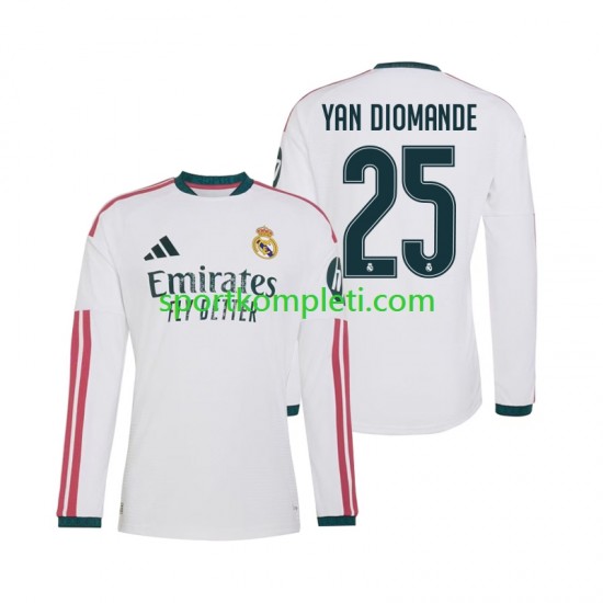 Real Madrid Muškarci Domaći Nogometni Dres Yan Diomande 25 2026-2027 Dugi Rukavi