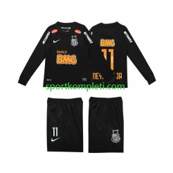 Retro Djeca Gostujući Nogometni Dres Santos NEYMAR JR 11 Classic 2012 2013 Dugi Rukavi
