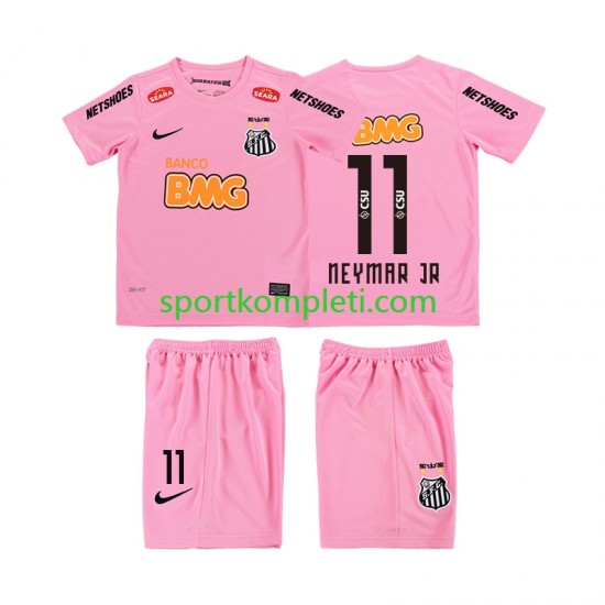 Retro Djeca Četvrti Nogometni Dres Santos Neymar JR 11 2012 2013 Kratki Rukavi
