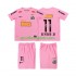 Retro Djeca Četvrti Nogometni Dres Santos Neymar JR 11 2012 2013 Kratki Rukavi