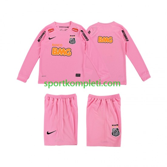 Retro Djeca Četvrti Nogometni Dres Santos 2012 2013 Dugi Rukavi