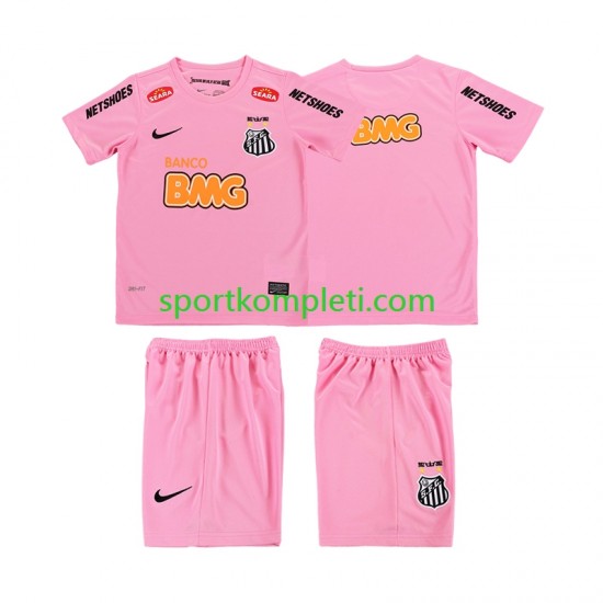 Retro Djeca Četvrti Nogometni Dres Santos 2012 2013 Kratki Rukavi