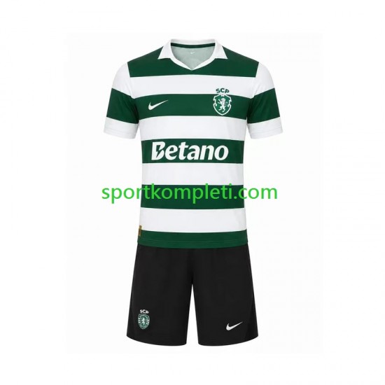 Sporting CP Djeca Domaći Nogometni Dres 2026-2027 Kratki Rukavi