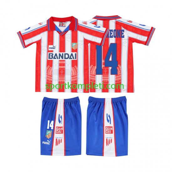 Sporting CP Retro Djeca Domaći Nogometni Dres SIMEONE 14 1996 1997 Kratki Rukavi