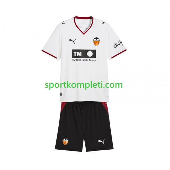 Valencia CF Djeca Domaći Nogometni Dres 2026-2027 Kratki Rukavi