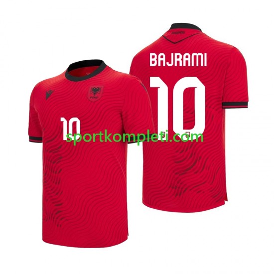 Albanija Muškarci Domaći Nogometni Dres Nedim Bajrami 10 World Cup 2026 Kratki Rukavi