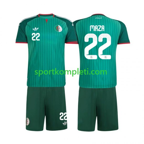 Alžir Djeca Gostujući Nogometni Dres Ibrahim Maza 22 2026 Kratki Rukavi