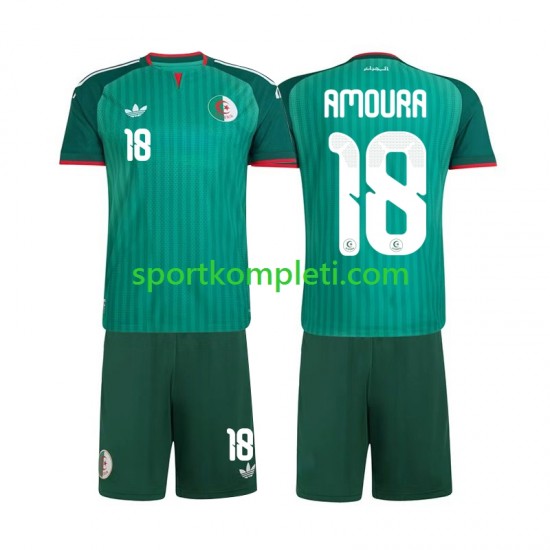 Alžir Djeca Gostujući Nogometni Dres Mohamed Amoura 18 2026 Kratki Rukavi