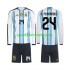 Argentina Djeca Domaći Nogometni Dres Enzo Fernandez 24 World Cup 2026 Dugi Rukavi