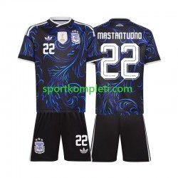 Argentina Djeca Gostujući Nogometni Dres Franco Mastantuono 22 World Cup 2026 Kratki Rukavi