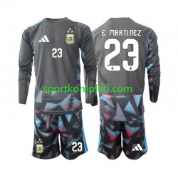Argentina Vratar Djeca Domaći Nogometni Dres Emiliano Martinez 23 World Cup 2026 Dugi Rukavi