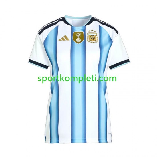 Argentina Žene Domaći Nogometni Dres World Cup 2026 Kratki Rukavi