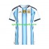 Argentina Žene Domaći Nogometni Dres World Cup 2026 Kratki Rukavi