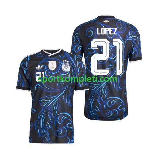 Argentina Muškarci Gostujući Nogometni Dres Jose Manuel Lopez 21 World Cup 2026 Kratki Rukavi