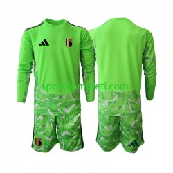 Belgija Vratar Djeca Treći Nogometni Dres World Cup 2026 Dugi Rukavi