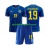 Bosna i Hercegovina Djeca Domaći Nogometni Dres Kerim Alajbegovic 19 World Cup 2026 Kratki Rukavi