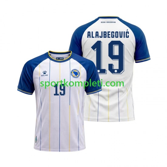 Bosna i Hercegovina Muškarci Gostujući Nogometni Dres Kerim Alajbegovic 19 World Cup 2026 Kratki Rukavi