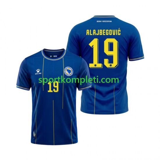 Bosna i Hercegovina Muškarci Domaći Nogometni Dres Kerim Alajbegovic 19 World Cup 2026 Kratki Rukavi