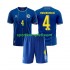 Bosna i Hercegovina Djeca Domaći Nogometni Dres Tarik Muharemovic 4 World Cup 2026 Kratki Rukavi