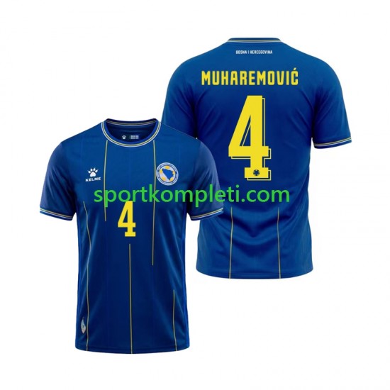 Bosna i Hercegovina Muškarci Domaći Nogometni Dres Tarik Muharemovic 4 World Cup 2026 Kratki Rukavi